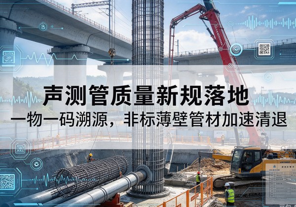 献县声测管质量新规落地，一物一码溯源，非标薄壁管材加速清退